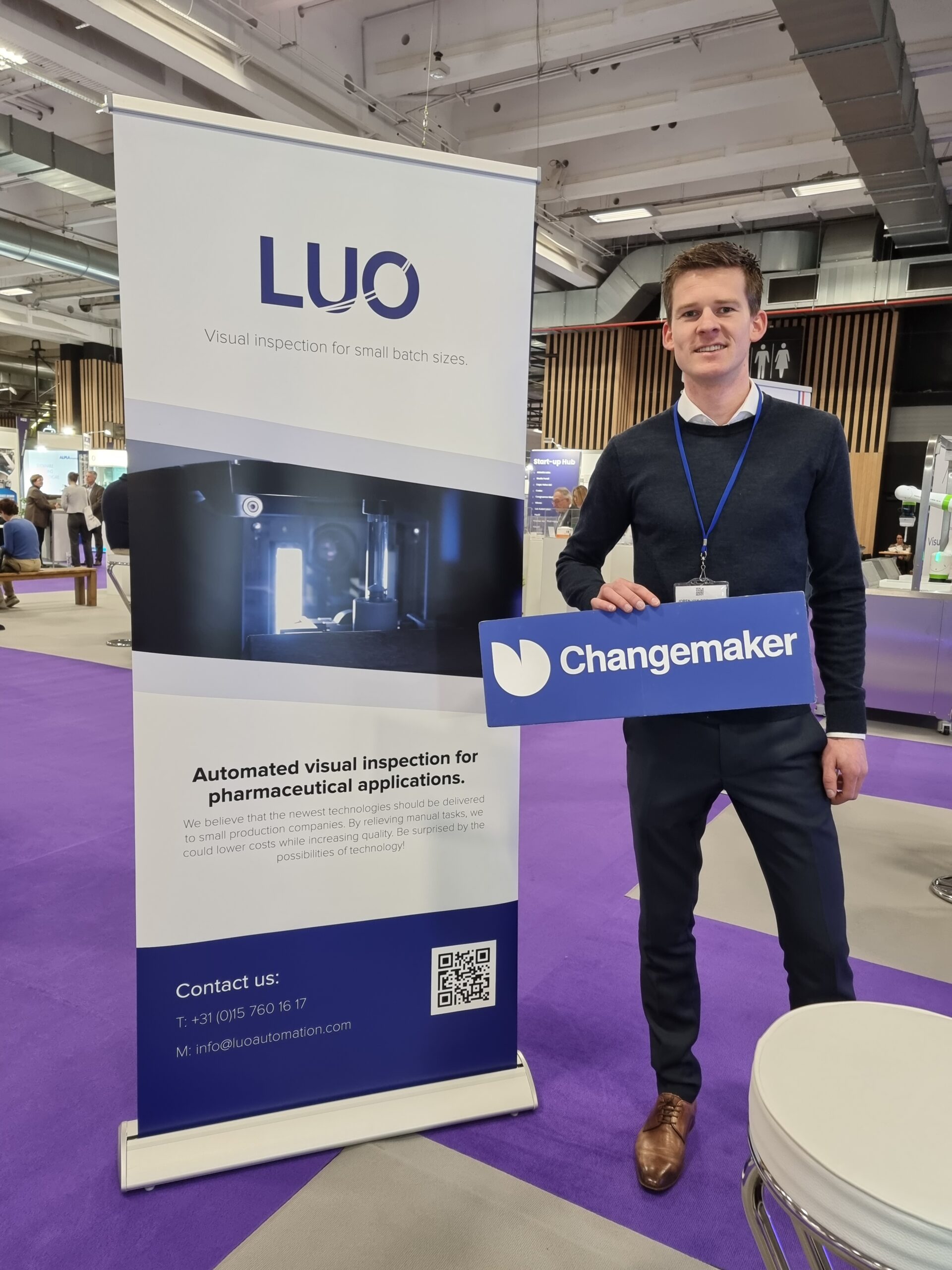 #Changemaker: Automated visual inspection for pharmaceutical applications. Small scale companies, are you in?