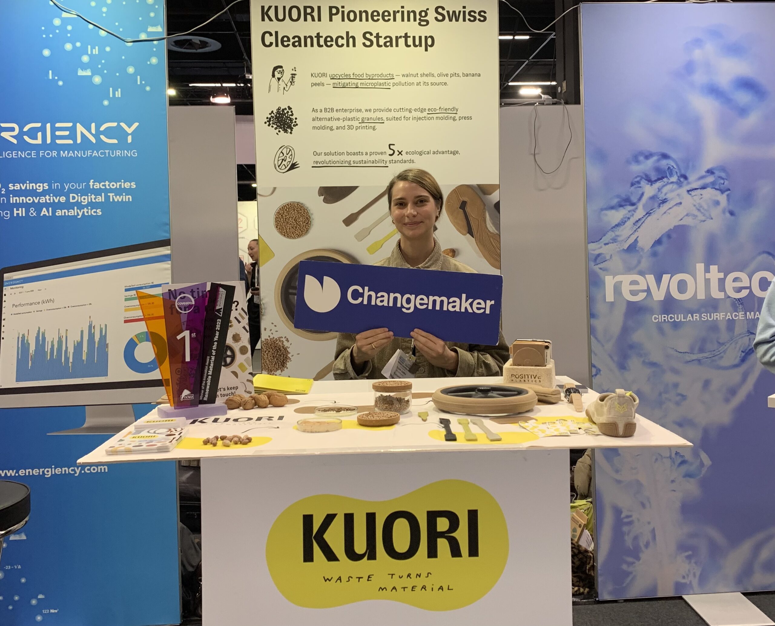 #Changemaker: turn olive pits into shoes and wave microplastics goodbye