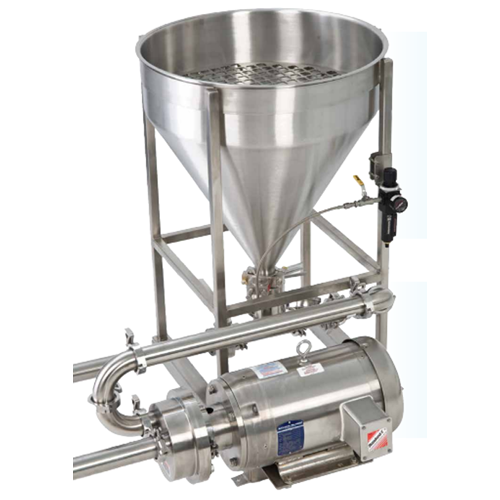 Atmospheric powder induction system