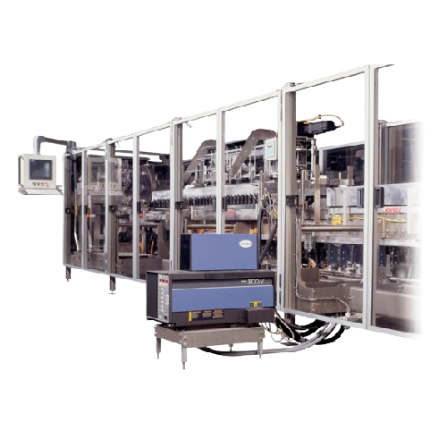 Horizontal end load cartoner for facial tissues