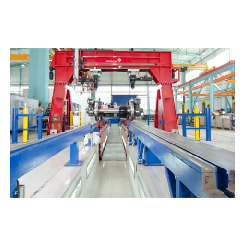 Electromechanical bogie test rig for high precision testing